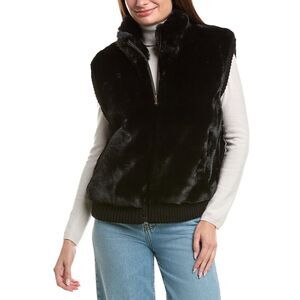 Surell Accessories Womens  Vest, Black